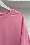 Heart Stone T-Shirt Pink