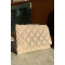 Quilted Leather Bag Beige