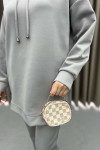 Hooded Snap Set Gray