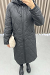 Hooded Puffer Jacket Black