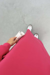 Hooded Sweat Dress Fuchsia