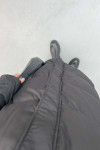 Hooded Long Puffer Jacket Black