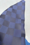 Checkered Shawl Dark Navy Blue