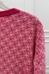 Mixed Pattern Sweater Pink