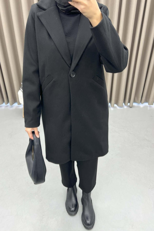 Cashmere Coat Black