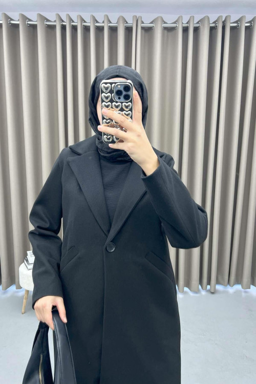 Cashmere Coat Black