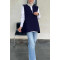 Cashmere Vest Navy Blue