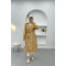 Belted Buttoned Trench Coat Camel