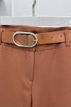 Belted Trousers Brown