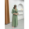 Belted Parachute Dress Soft Green