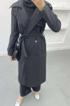 Belted Trench Coat Black