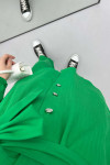 Linen Shirt Set Green