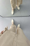 Linen Trouser Suit Beige