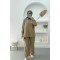 Linen Trouser Suit Mink