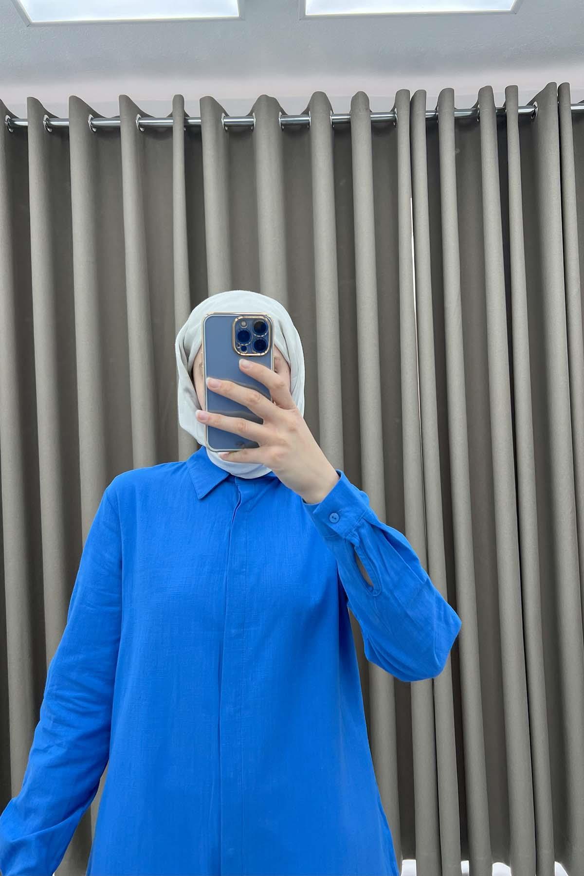 Linen Tunic Blue