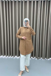 Linen Tunic Milk Coffee