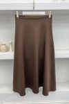 Flared Skirt Brown