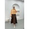 Flared Skirt Brown