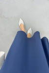 Flared Skirt Navy Blue