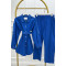 Belted Denim Suit in Saxe Blue