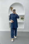 Arm Stone Suit Navy Blue