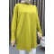 Pearl Buttoned Sleeve Tunic Olive Green