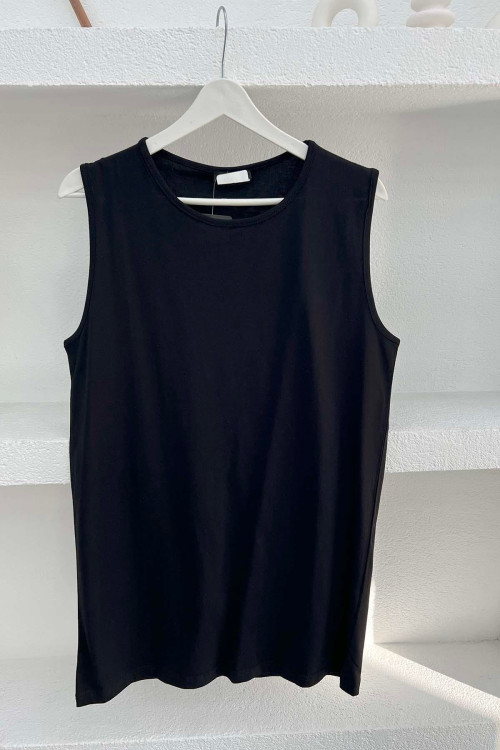 Sleeveless Tunic Black