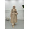 Trench Coat Beige with Small Stones