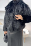 Fur Jacket Black