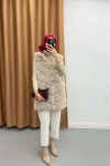 Fur Vest Beige