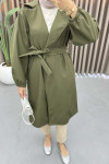 Belted Trench Coat Khaki