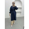 Belted Trench Coat Navy Blue