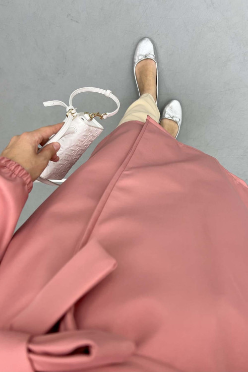 Belted Trench Coat Pinky