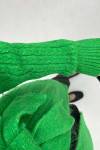 Belted Knitted Cardigan Green