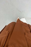 Belted Viral Jacket Brown