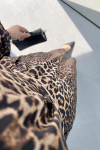 Leopard Print Dress Black