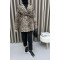 Leopard Patterned Coat Leopard