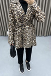 Leopard Patterned Coat Leopard