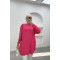 Mercerized Corduroy Tunic Fuchsia