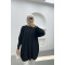 Mercerized Corduroy Tunic Black