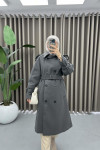 Equivalent Cashmere Coat Anthracite