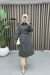 Equivalent Cashmere Coat Anthracite