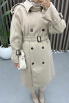 Equivalent Cashmere Coat Beige