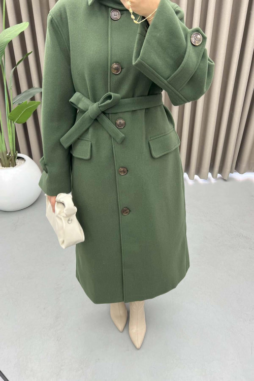 Equivalent Cashmere Coat Khaki