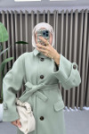 Equivalent Cashmere Coat Mint