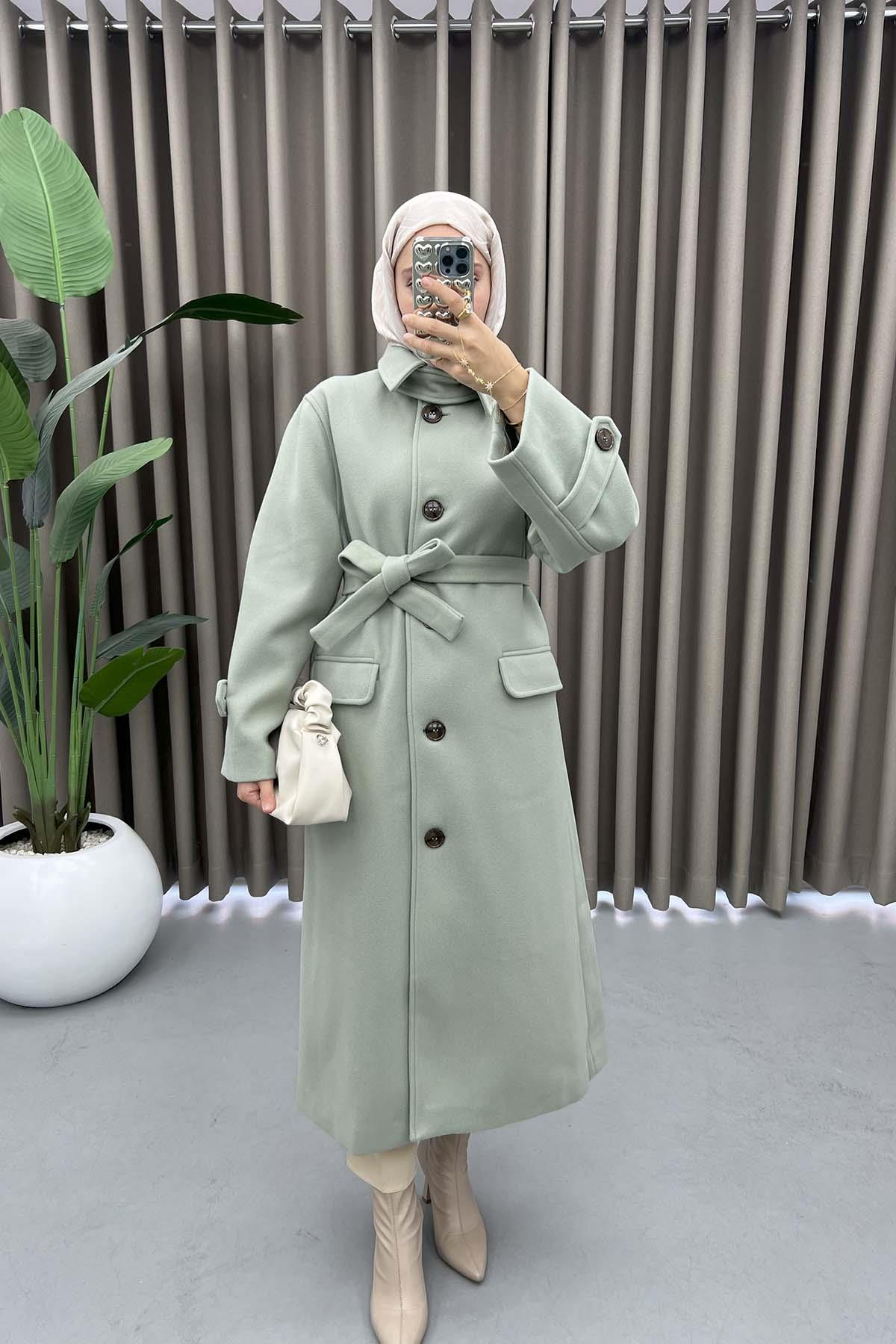 Equivalent Cashmere Coat Mint