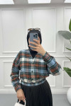 Lumberjack Crop Shirt Multicolor