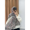 Authentic Patterned Shawl Gray