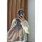 Authentic Patterned Shawl Petrol Blue