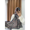 Authentic Patterned Shawl Black